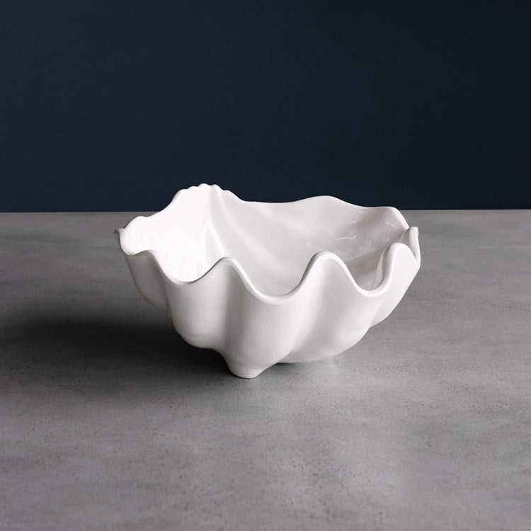 VIDA Ocean Shell Small Bowl (White) BOWL Beatriz Ball   