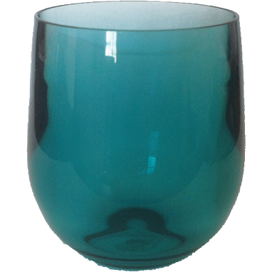 Acrylic Tumbler - Turquoise  Caspari   