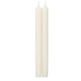 Duet Taper Candle - 12” Pair  Caspari White  
