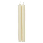 Duet Taper Candle - 12” Pair  Caspari Ivory  