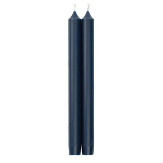 Duet Taper Candle - 12” Pair  Caspari Marine Blue  