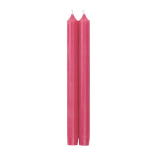 Duet Taper Candle - 10" Pair  Caspari Fuchsia  
