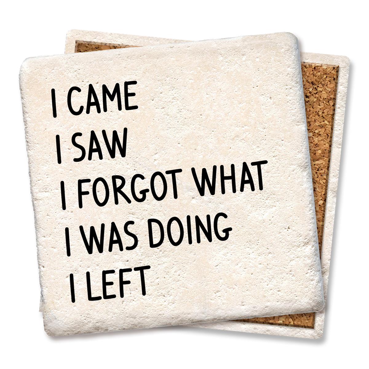 "I came I saw I forgot what I was doing" Drink Coaster  Tipsy Coasters & Gifts   