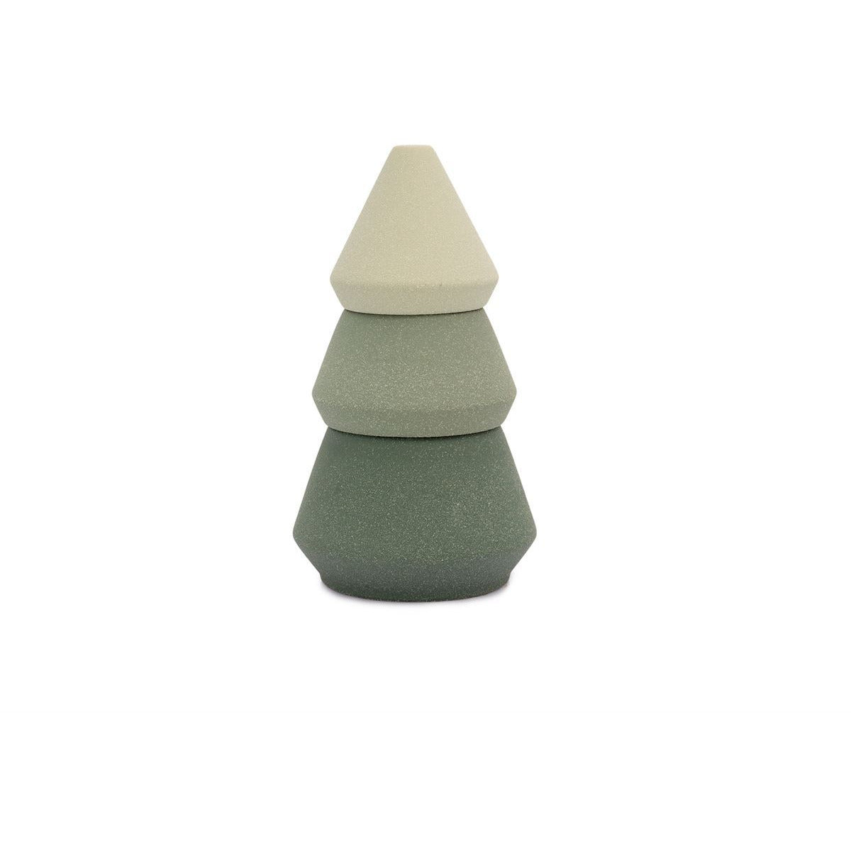 Cypress & Fir Holiday Speckle Tree Stack Large - Green  Paddywax   