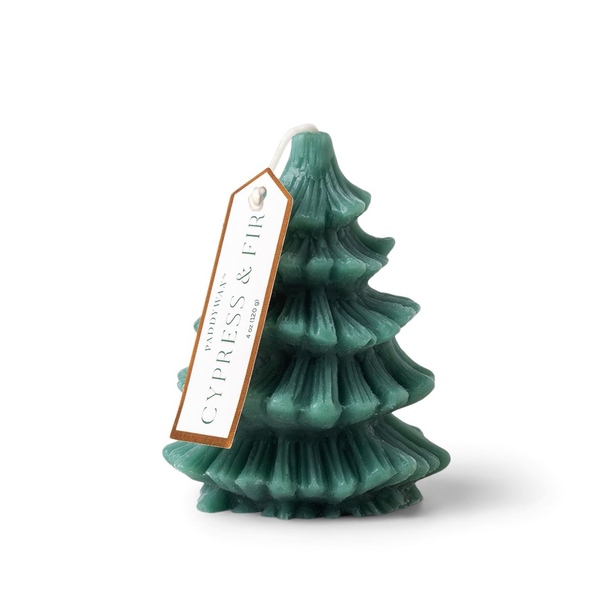 Cypress & Fir Short Tree Totem Candle Paddywax Winter Scents Paddywax   