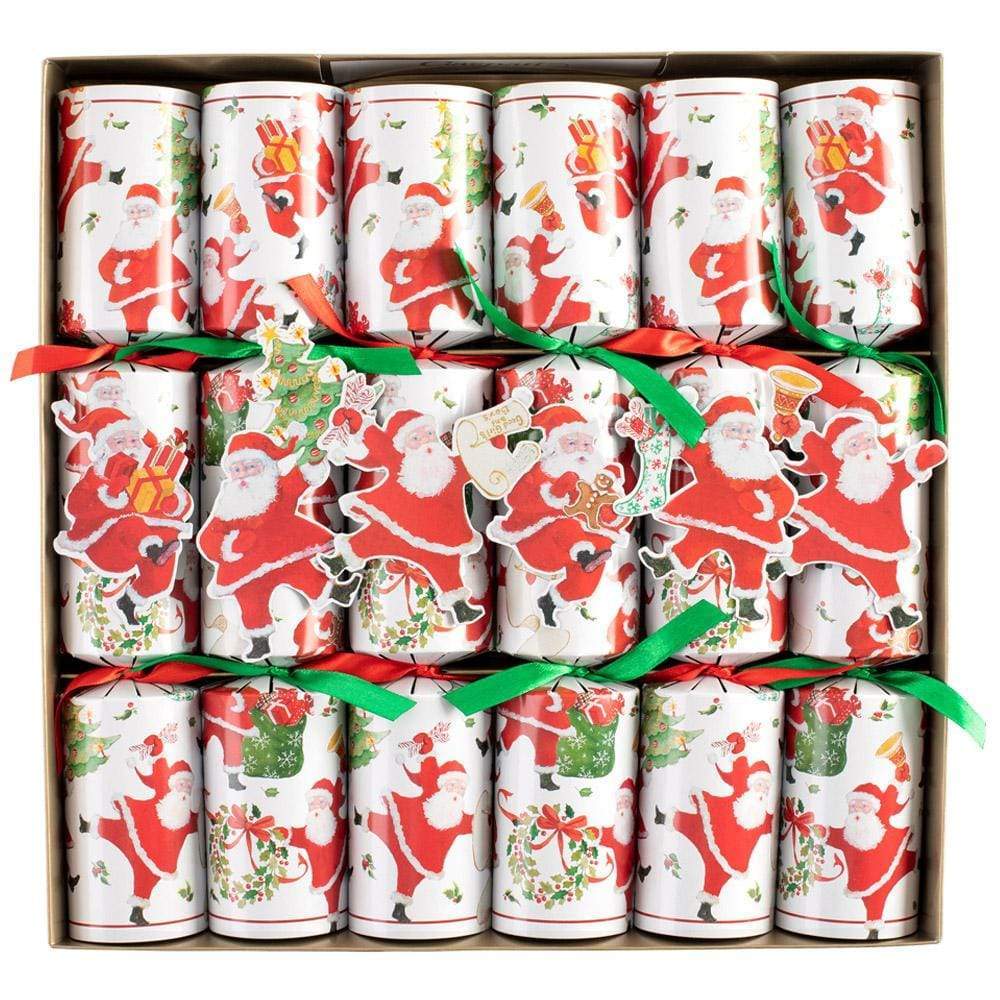 Christmas Cracker - Dancing Santas  Caspari   