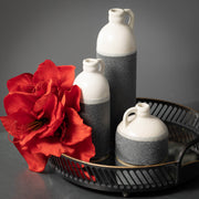 Black & White Jug Vase Set/3  Sullivans   
