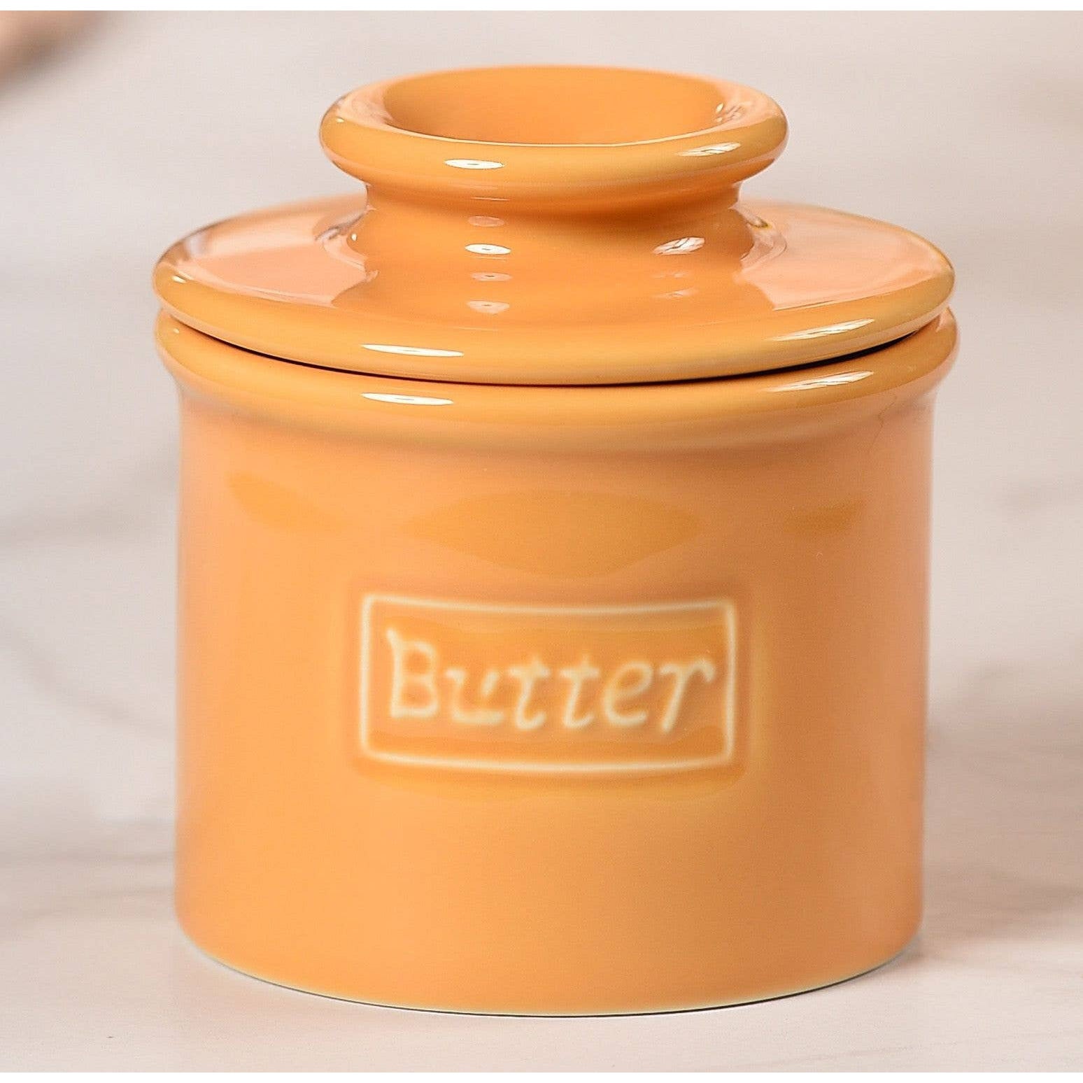 Café Collection Butter Bell Crock - Golden Yellow  The Original Butter Bell crock   
