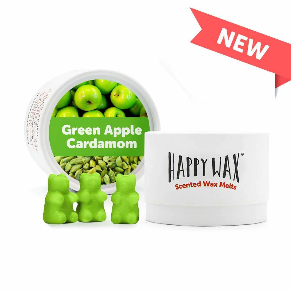 Green Apple Cardamom Wax Melts  Happy Wax   