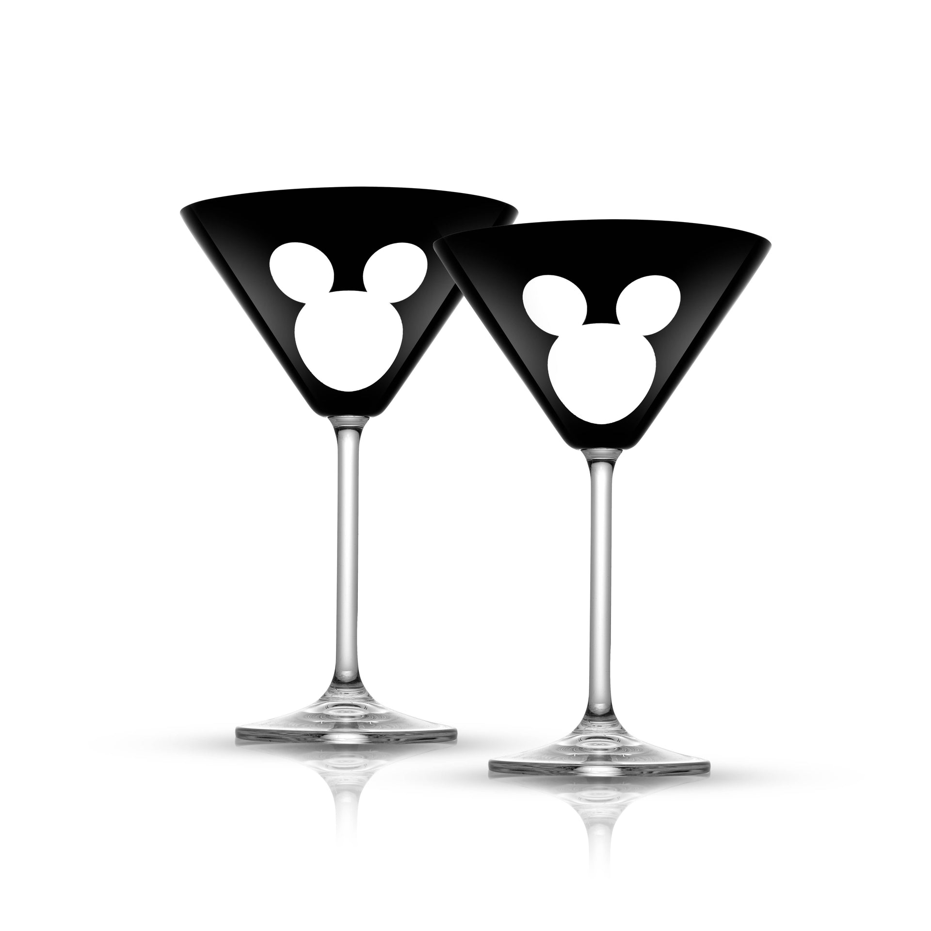 Disney Luxury Mickey Mouse™ Martini Glasses, Set of 2  JoyJolt   