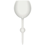 White Acrylic Floating Wine Glass  Beachware   