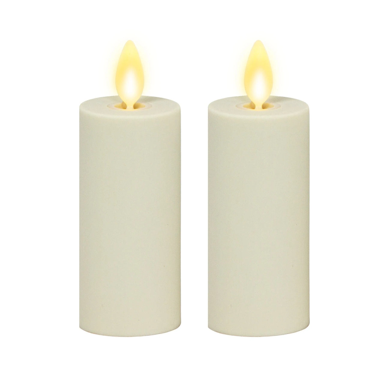 Ivory Luminara Indoor Votive Candle 2pk  K&K   