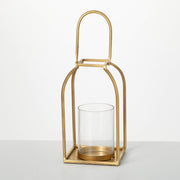 Brass Pillar Candle Lantern  Sullivans   