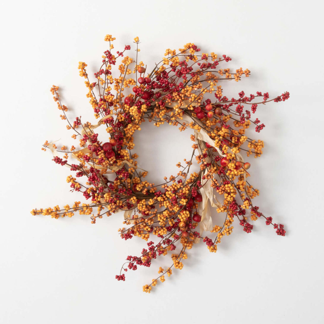 Mix Berry Accent Ring Orange/Yellow 6.5"  Sullivans   