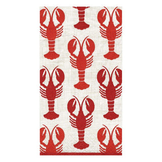 Guest Towel Napkin - Lobsters  Caspari   