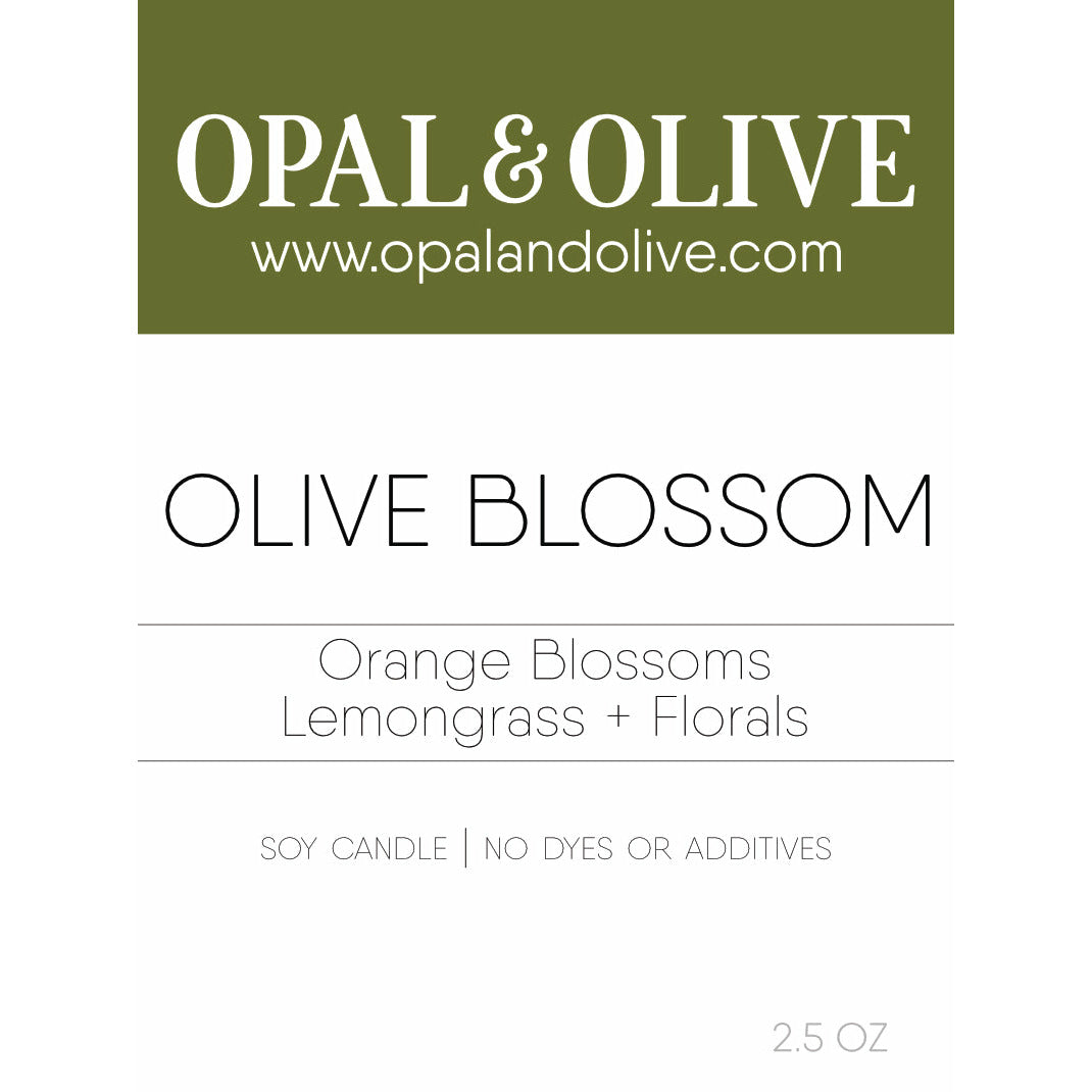 Signature Wax Melt Flameless Candles Opal & Olive Olive Blossom  