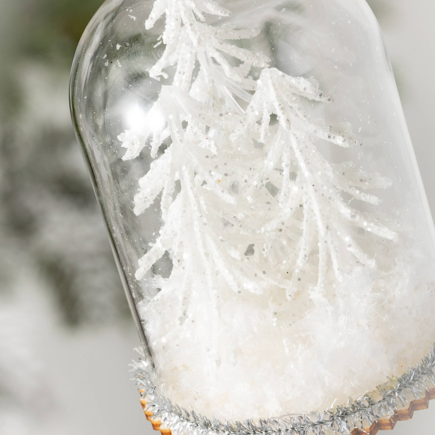 Trees In Cloche Ornament