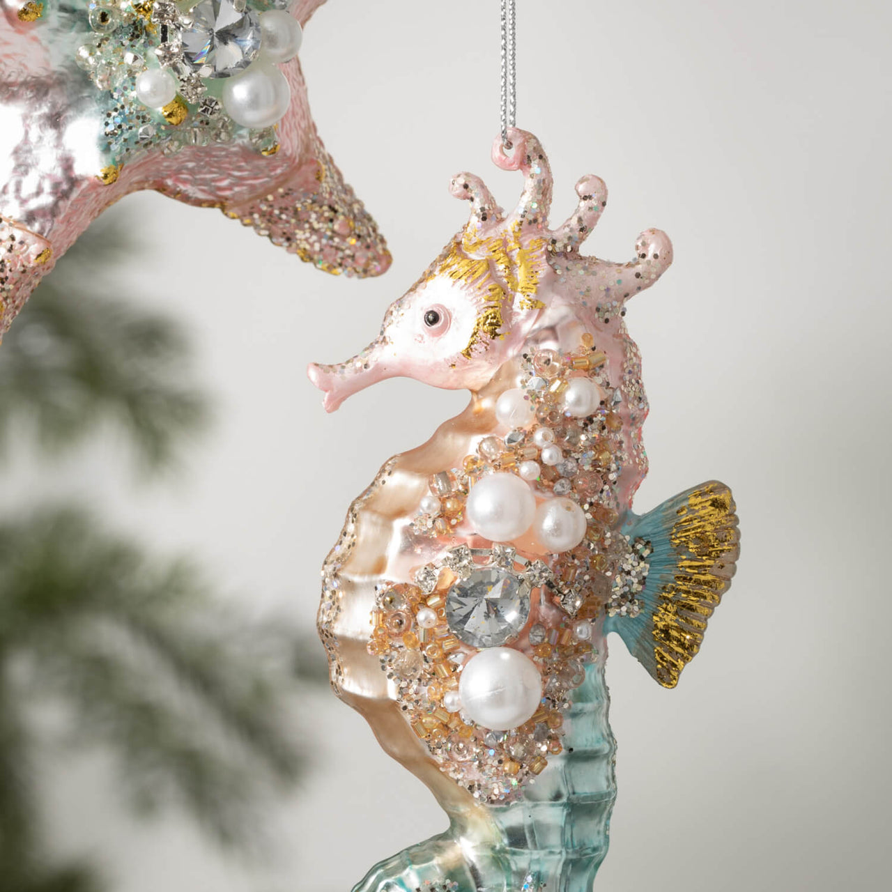 Starfish & Seahorse Ornament  Sullivans   
