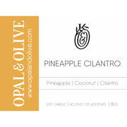 Signature Candle - 8oz Candles Opal & Olive Pineapple + Cilantro  