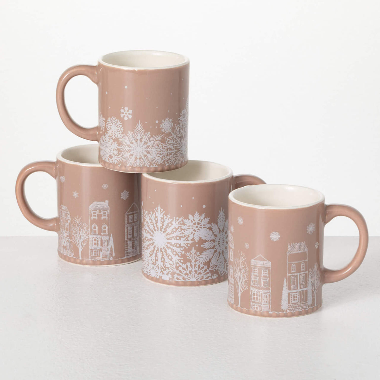 Snowflake/Village Mug - Individual  Sullivans   