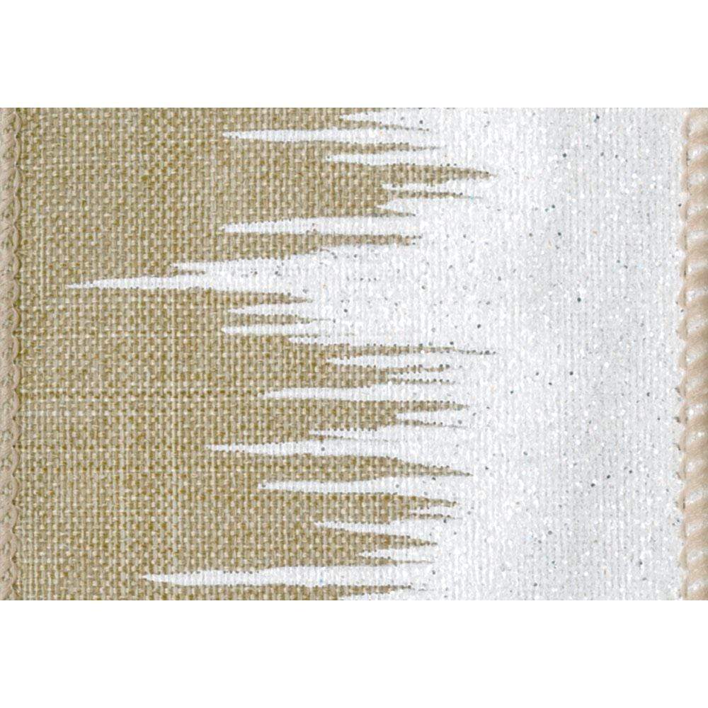 Icicles Natural/White - Ribbon - 6 Yards Ribbons & Trim Caspari   