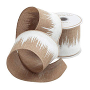 Icicles Natural/White - Ribbon - 6 Yards Ribbons & Trim Caspari   