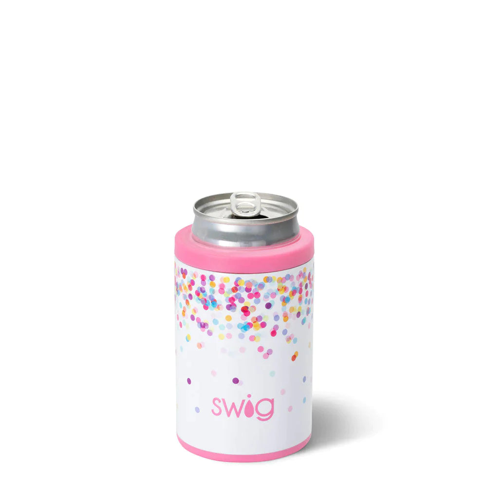 Can/Bottle Cooler - Pink Confetti  Swig Life   