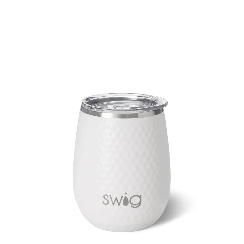Stemless Wine Cup - 14oz - Golf Partee  Swig Life   