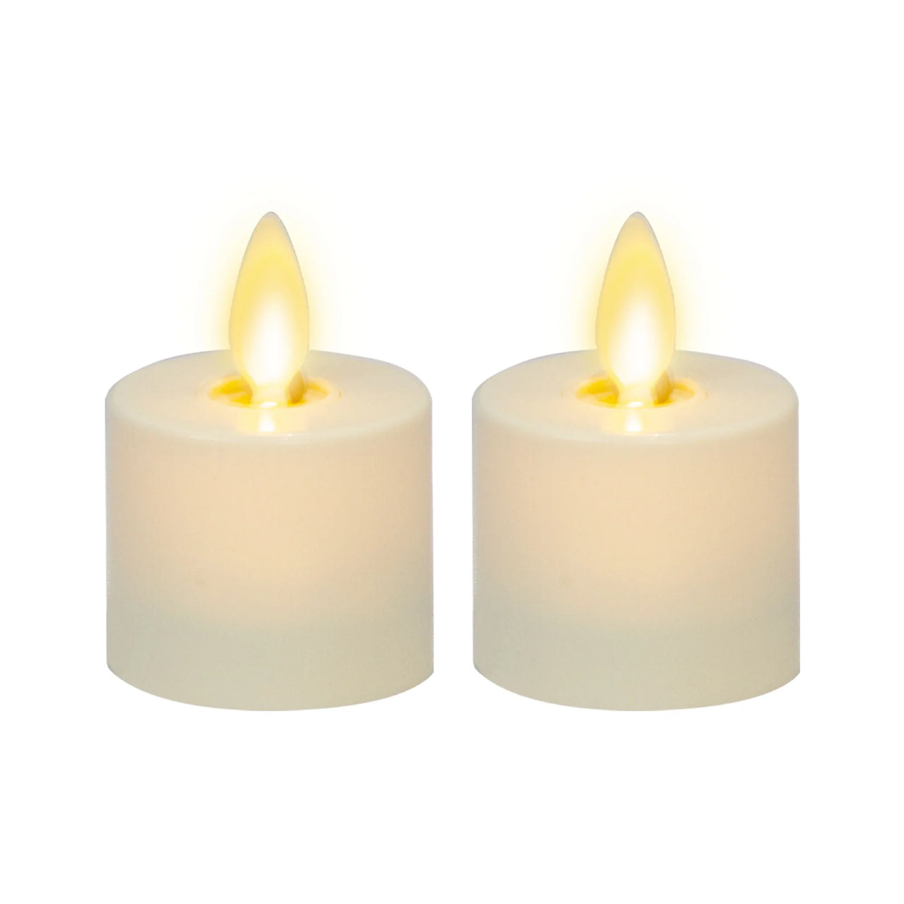 Ivory Luminara Indoor Tealights 2pk  K&K   